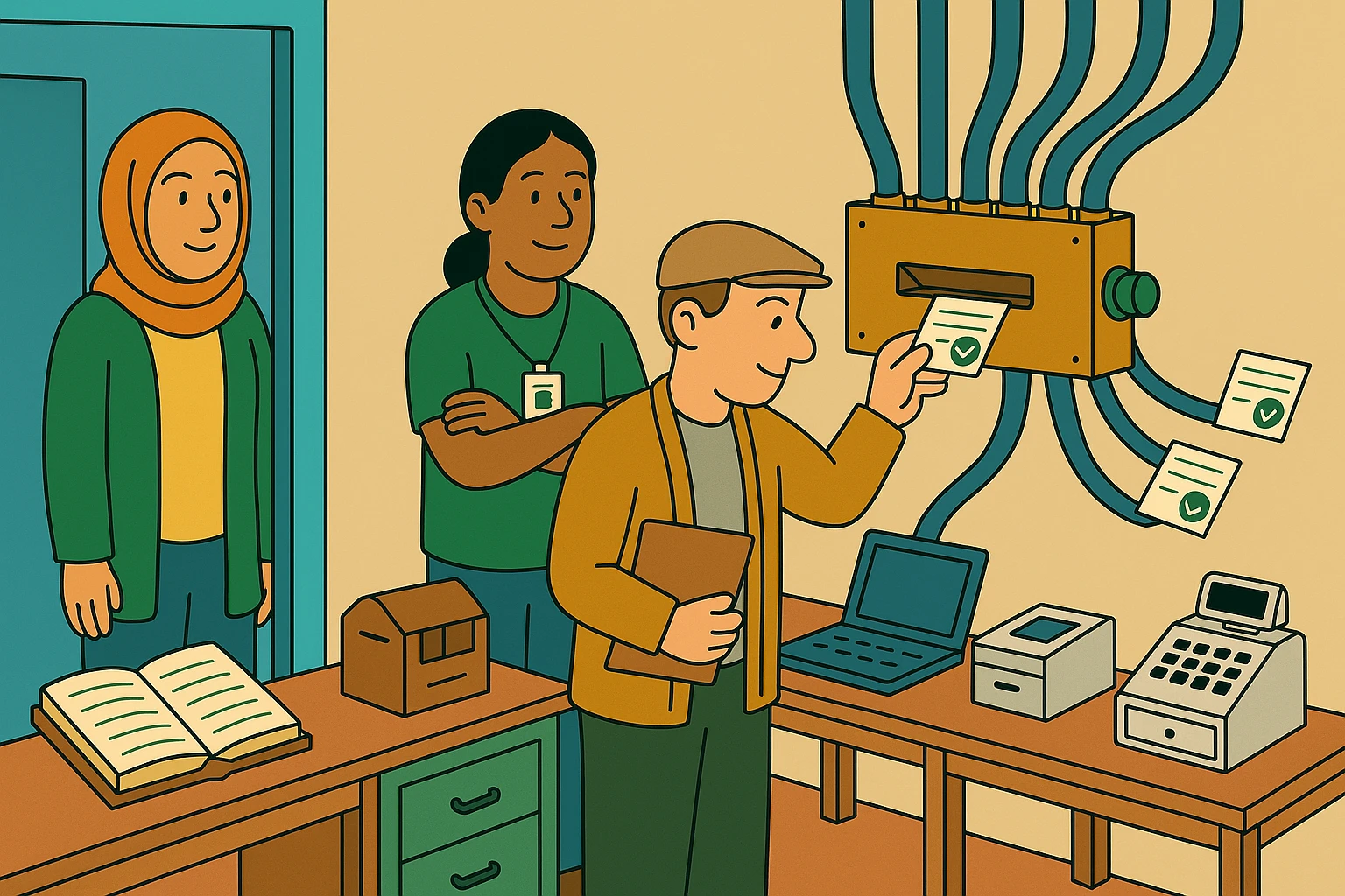 Breadstack: One card in. Five desks out.
