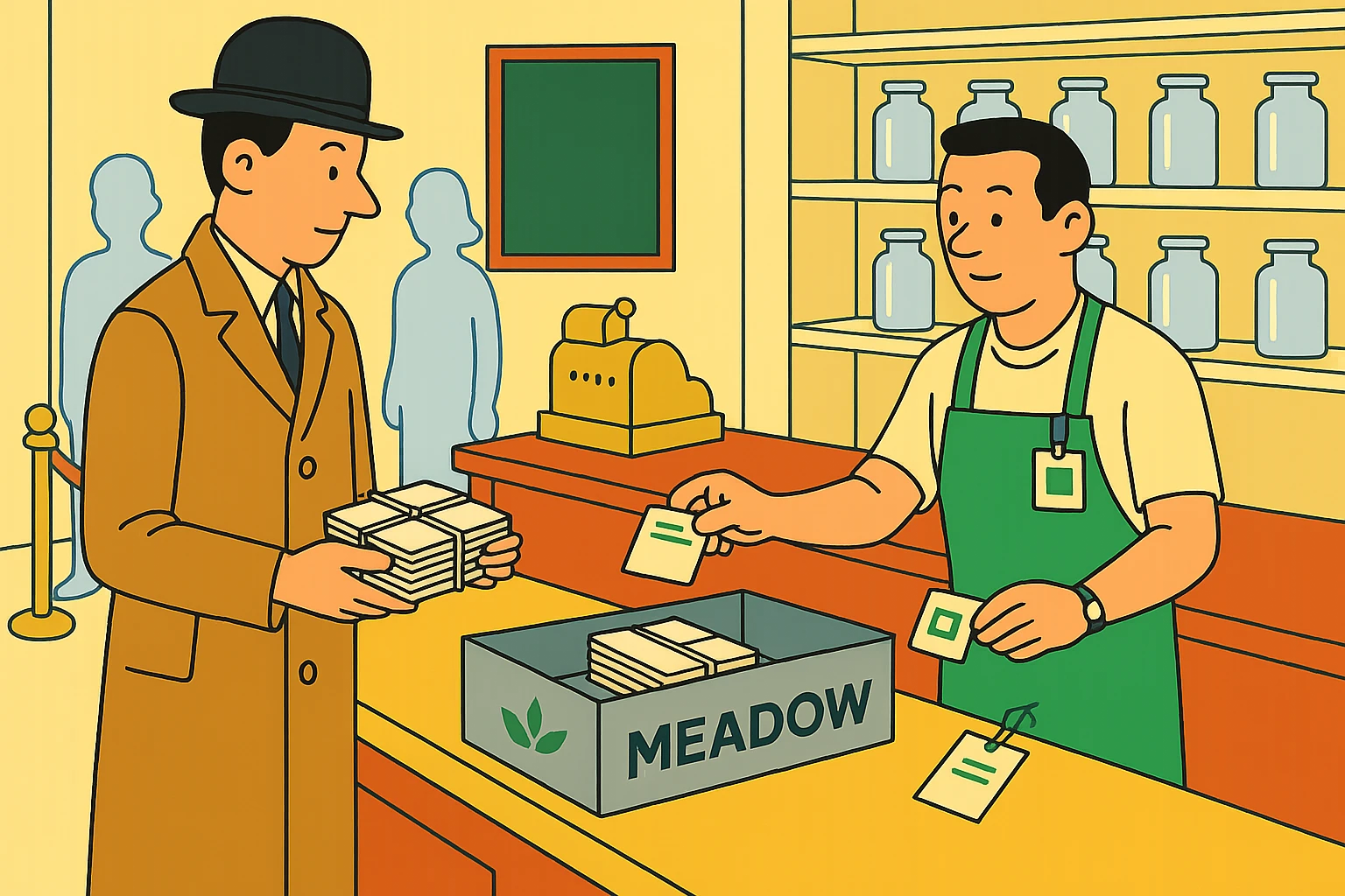 Meadow: Delivered as a file feed, matched to profiles where possible.